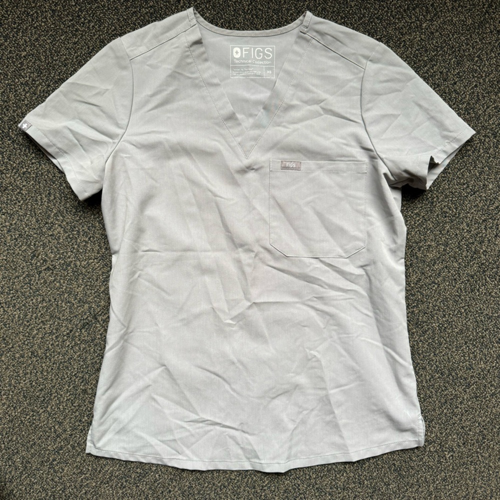 Figs Gray Women's Top